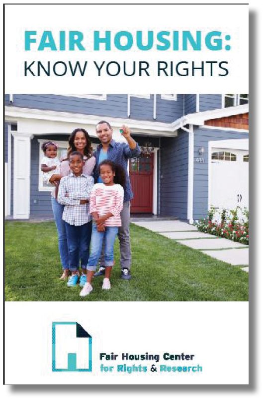 Fair Housing Overview - Fair Housing Center for Rights and Research